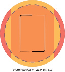 Best for identity and logotypes. Usable For Business Brand, Tech and Company. Abstract Tech Circle Combined with Face Silhouette.  Abstract Geometric shape. 