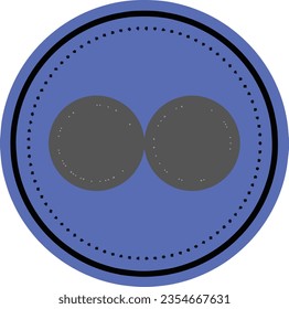 Best for identity and logotypes. Usable For Business Brand, Tech and Company. Abstract Tech Circle Combined with Face Silhouette.  Abstract Geometric shape. 