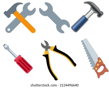 Best illustrative repairing tools vector 