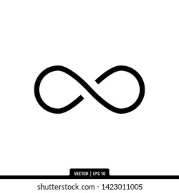 The best infinity icon vector, illustration logo template in trendy style. Can be used for many purposes.
