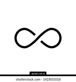 The best infinity icon vector, illustration logo template in trendy style. Can be used for many purposes.
