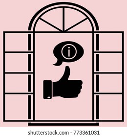 best information vector icon