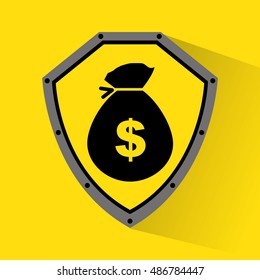 best insurance concept icon vector illustration design