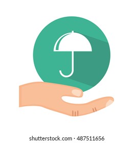 best insurance concept icon vector illustration design