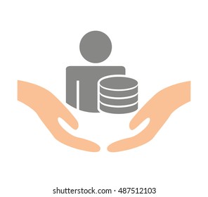 best insurance concept icon vector illustration design