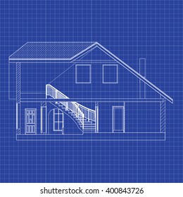 3,640 Blueprint Stairs Images, Stock Photos & Vectors | Shutterstock