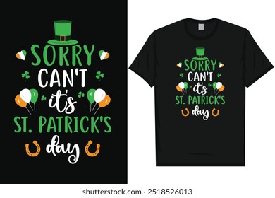 Mejor día irlandés de San Patricio Día irlandés del festival Beber cerveza en el amor Irlanda Hoja verde Shamrock Suerte de vacaciones Tipografía Gráficos Diseño de la camiseta