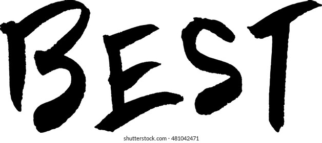 BEST, Japanese calligraphy