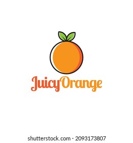 best juicy orange logo design for orange juice company