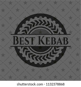 Best Kebab dark badge