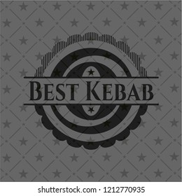 Best Kebab dark badge