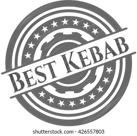 Mejor dibujo kebab con efecto lápiz
