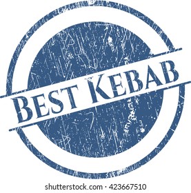 Best Kebab rubber grunge stamp