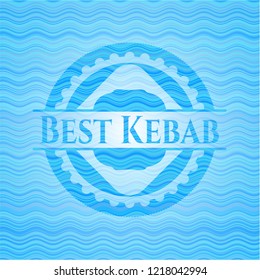 Best Kebab water concept emblem.
