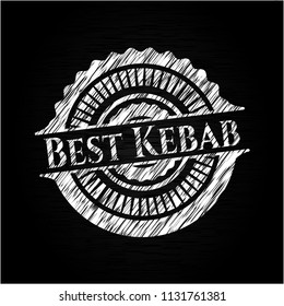 Best Kebab written on a chalkboard