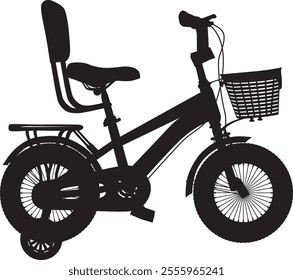 Best Kid Bicycle Vector Artwork