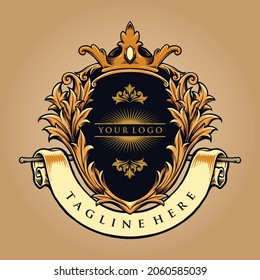 Best King Badge Logo Luxury Company Vektorgrafiken für Ihre Arbeit Logo, Maskottartikel T-Shirt, Aufkleber und Label Designs, Poster, Grußkarten Werbung Unternehmen oder Marken.