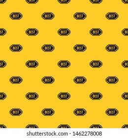 Best label pattern seamless vector repeat geometric yellow for any design
