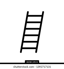 Best ladder icon vector illustration logo template in trendy style, can be used for many purposes