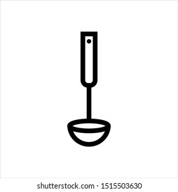 The best ladle or Spoon icon vector, illustration logo template 