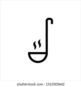 The best ladle or Spoon icon vector, illustration logo template 