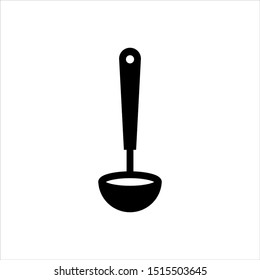 The best ladle or Spoon icon vector, illustration logo template 