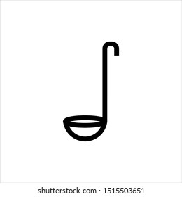 The best ladle or Spoon icon vector, illustration logo template 