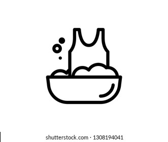 
best laundry icon for business /for your website. EPS 10 - Vector