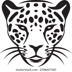 Mejor leopardo sobre un fondo blanco