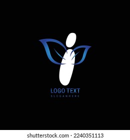 El logotipo de la mejor hoja de letras es un diseño minimalista moderno