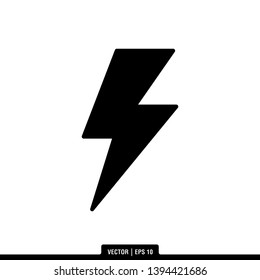 The best lightning icon vector, illustration logo template in trendy style. Can be used for many purposes.

