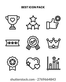Best Line icons designed for clean digital interfaces.