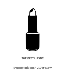 best lipstick black vector. semi realistic cartoon design style. suitable for many purpose.