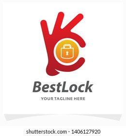 Best Lock Logo Design Template