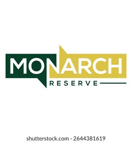 melhor design de logotipo nome de logotipo branco RESERVA MONARCH