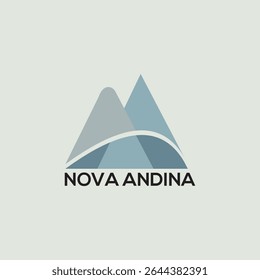 best logo design white logo name NOVA ANDINA