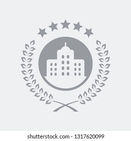Best luxury hotel icon