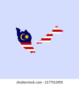 Best Malaysia Map Icon Full Color Vector For The Best Malaysia Map Logo Illustration