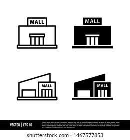 The best Mall icons vector collection, illustration logo template in trendy style. Suitable for many purposes.
