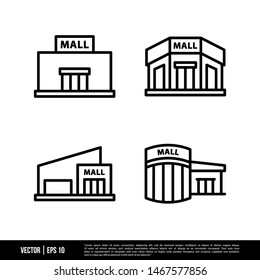 The best Mall icons vector collection, illustration logo template in trendy style. Suitable for many purposes.
