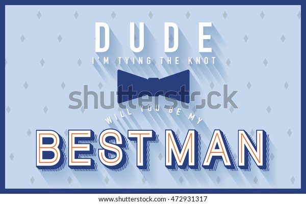 best man invitation card template 600w 472931317