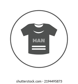 Best man t shirt icon | Circle version icon |