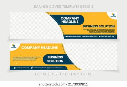 Best Marketing solution social media cover design template with creative and corporate background for any corporate office or business.