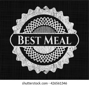 Best Meal chalkboard emblem