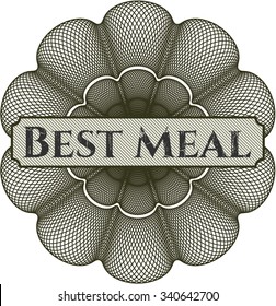 Best Meal rosette