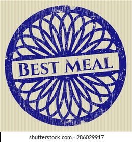 Best Meal rubber stamp