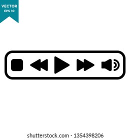best media player button icon 