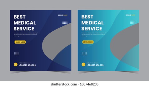 Best Medical Service Social Media Post And Flyer