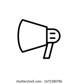 Das beste Megaphonsymbol. Vektorillustration des Lautsprecherbildes. eps10