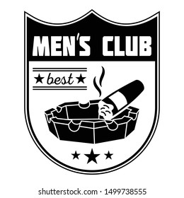 Best men club logo. Simple illustration of best men club vector logo for web design isolated on white background